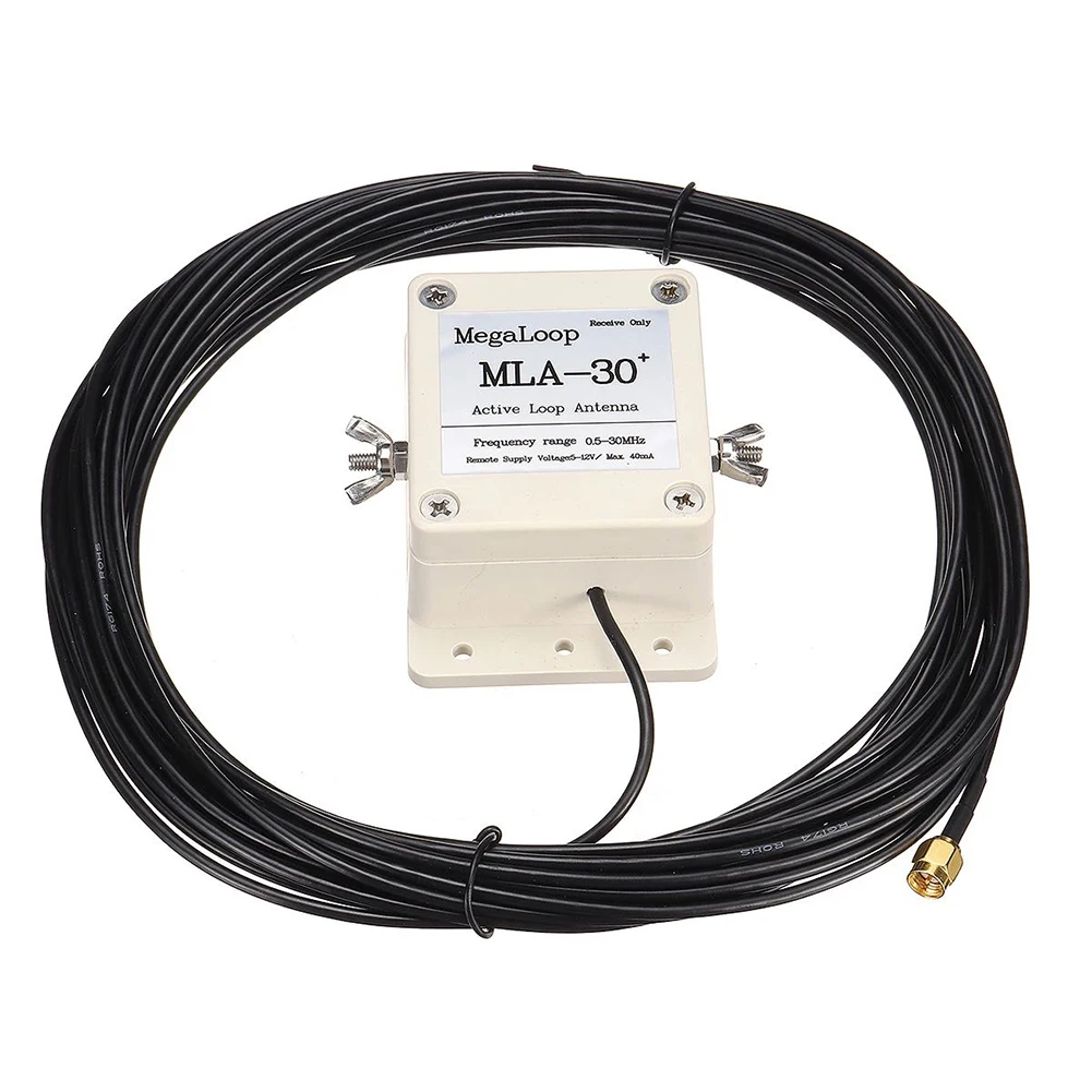 MLA-30 Active Receive Low Noise Loop Antenne Mittelkurzwellenantenne 500kHz-30MHz Kit für den Außenbereich Image