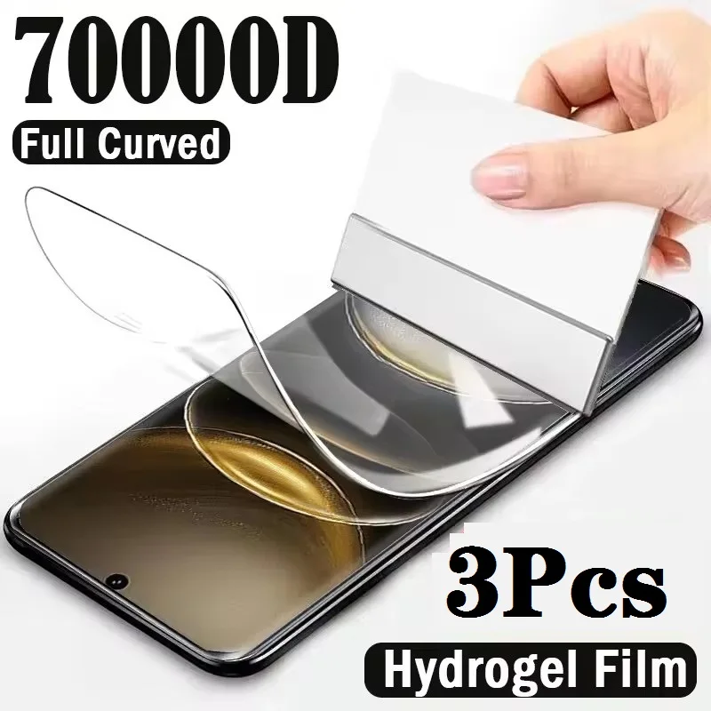 3Pcs Hydrogel Film Für Vivo X100 Ultra X200 X100S X90S X90 X80 X70 Pro Plus V50 V30e V40 V30 Screen Protector Image
