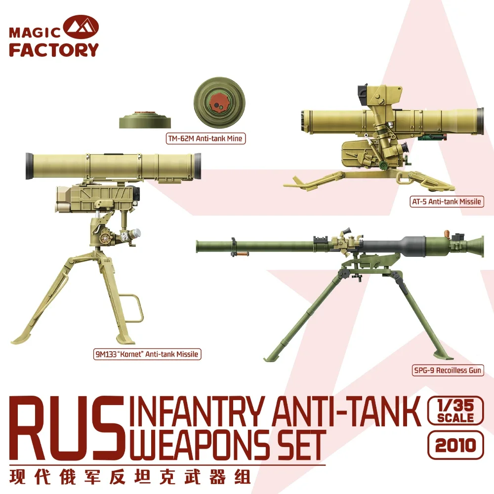Magic Factory Kunststoff-Montagemodellbausatz MF-2010 1/35 Moderne russische Anti-Tank-Gruppe Image