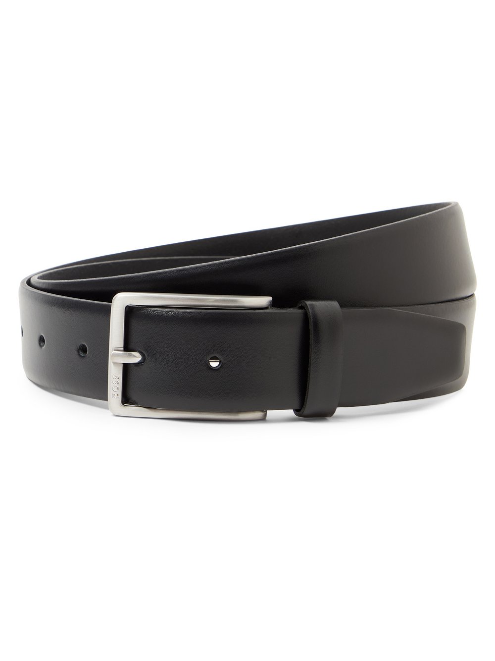 BOSS Ledergürtel Herren schwarz, 100 Image