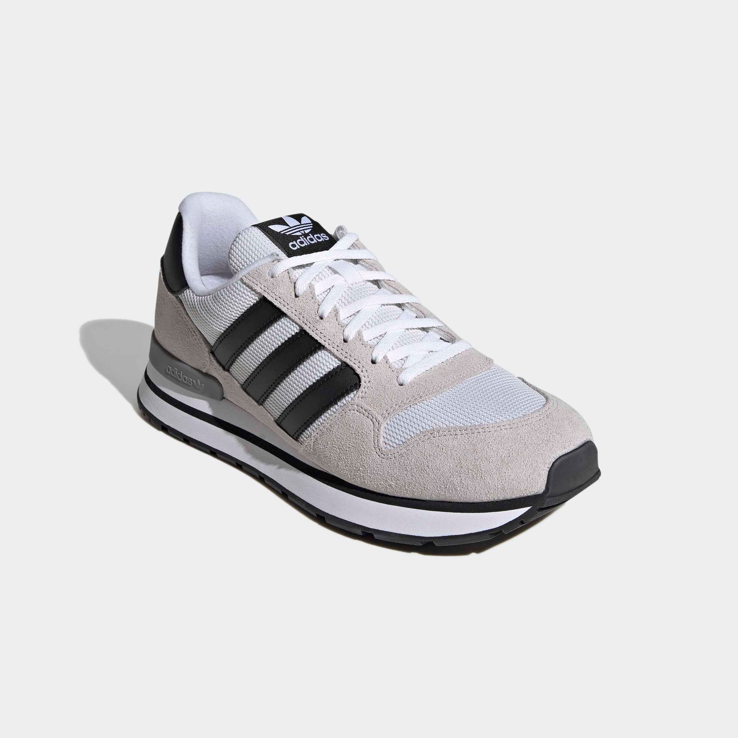 Sneaker ADIDAS ORIGINALS "ZX 600", Damen, Gr. 42,5, cloud weiß, core schwarz, grau one, Leder, Textil, Schuhe Sneaker