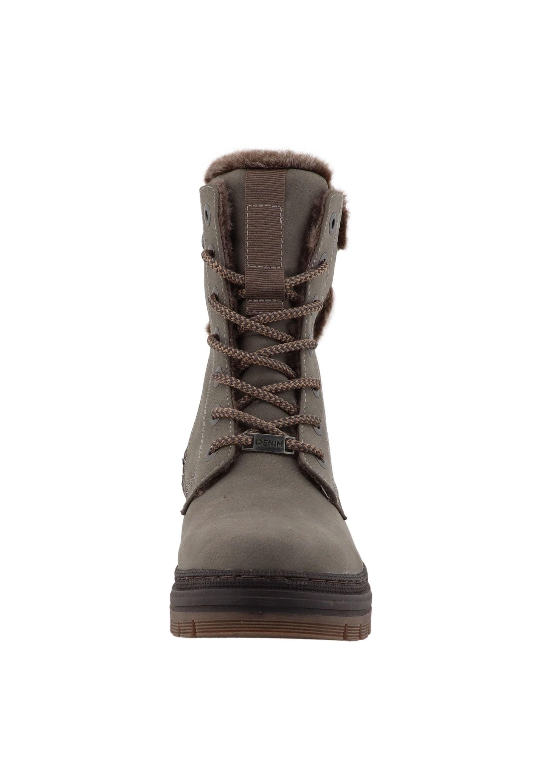 Stiefel TOM TAILOR "Tom Tailor Boots", Damen, Gr. 41, mud, unifarben, Schuhe Stiefel