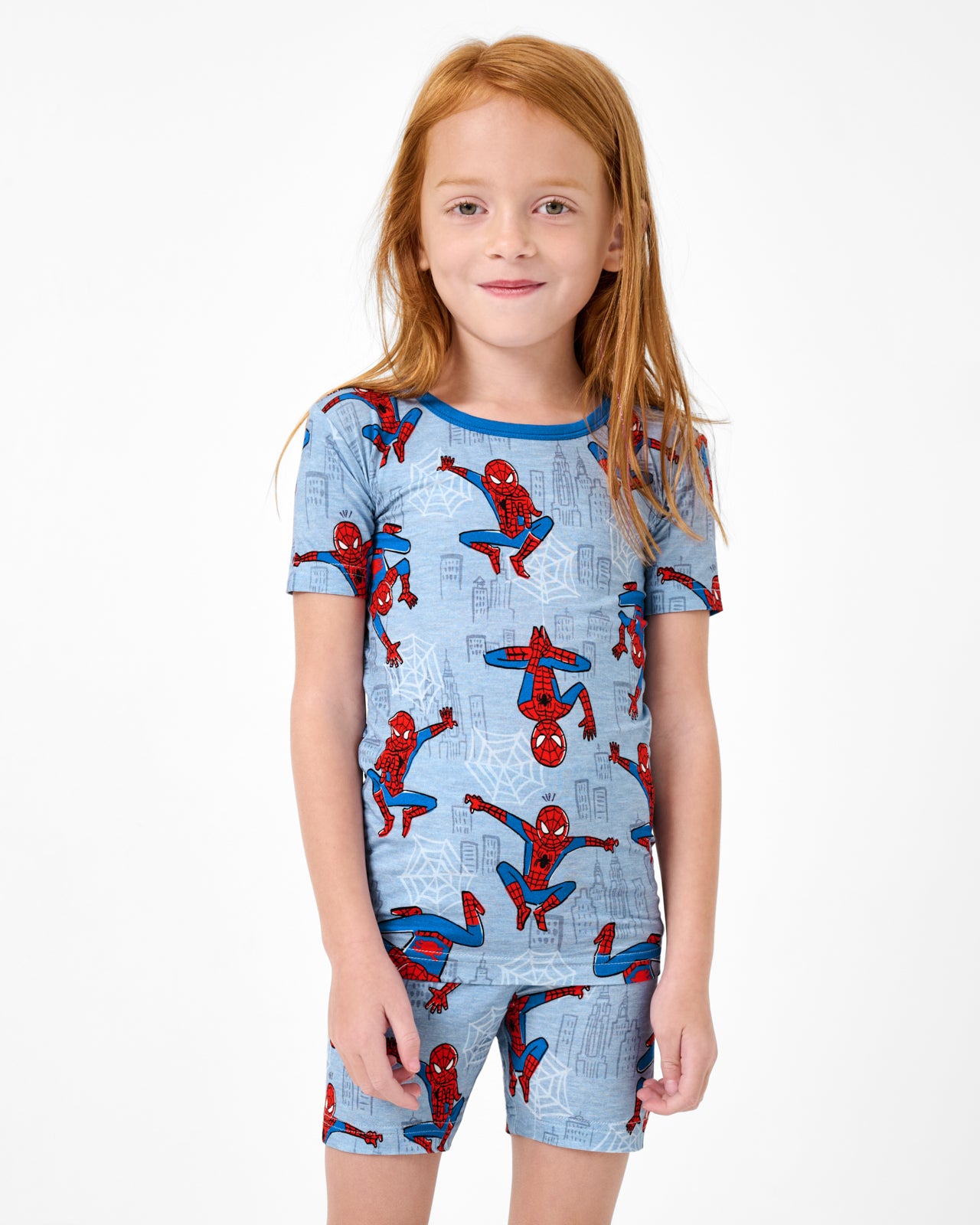 Spidey Sense Two-Piece Short Sleeve & Shorts Pajama Set - 16