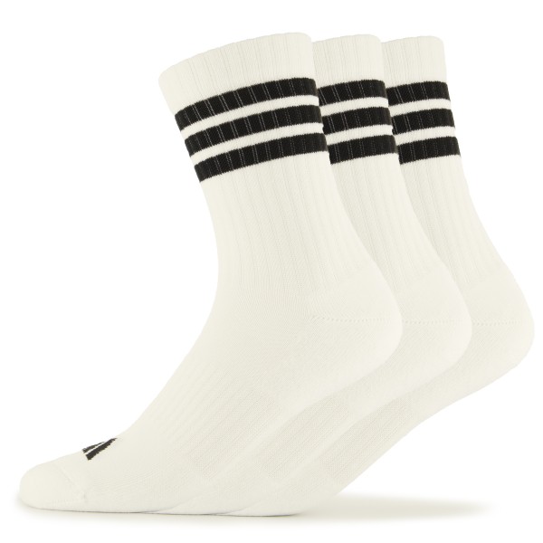 adidas - 3-Stripes Essential Concept Crew 3-Pack - Multifunktionssocken 40-42 | EU 40-42 weiß/grau
