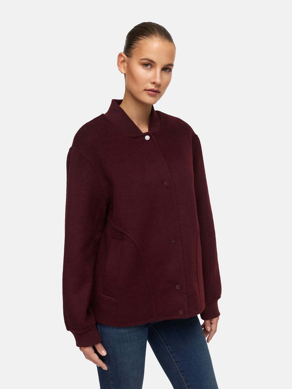 MANISA Fashion Blouson Damen bordeaux, 34 Image