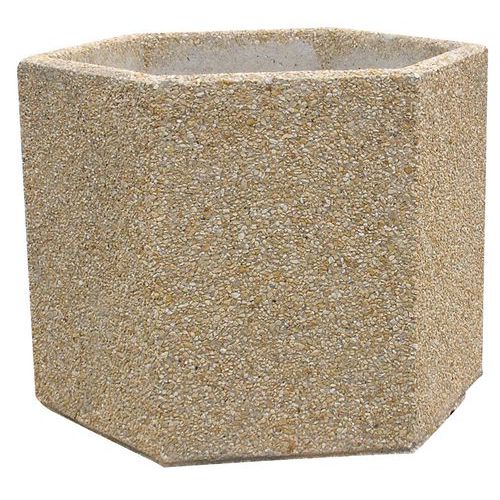 Jardinière Béton Hexagonale 80x70x35 Cm - Manutan Expert