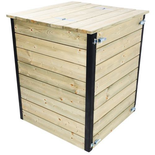 Composteur En Bois 300l 69x69x80cm - Manutan Expert