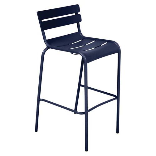Tabouret Haut Luxembourg Bleu Abysse - Fermob