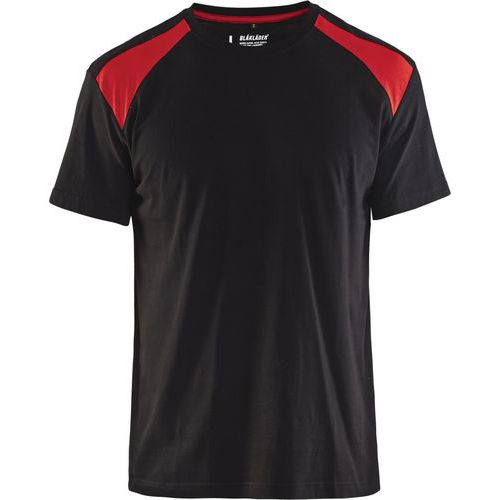 T-shirt Noir/rouge Taille L - Blaklader