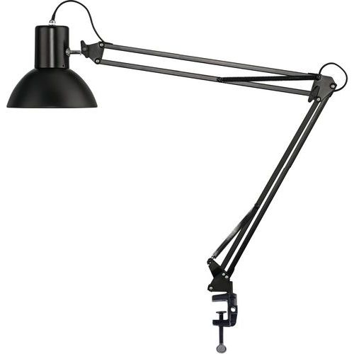 Lampe Success Noire Avec Pince Et Socle - Unilux