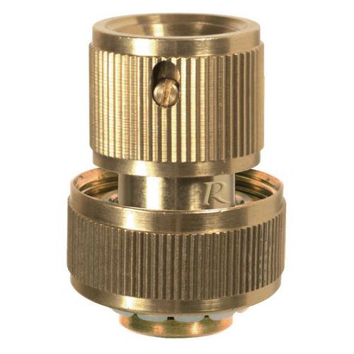 Raccord Rapide Stop 19mm Laiton Sur Carte - Ribimex