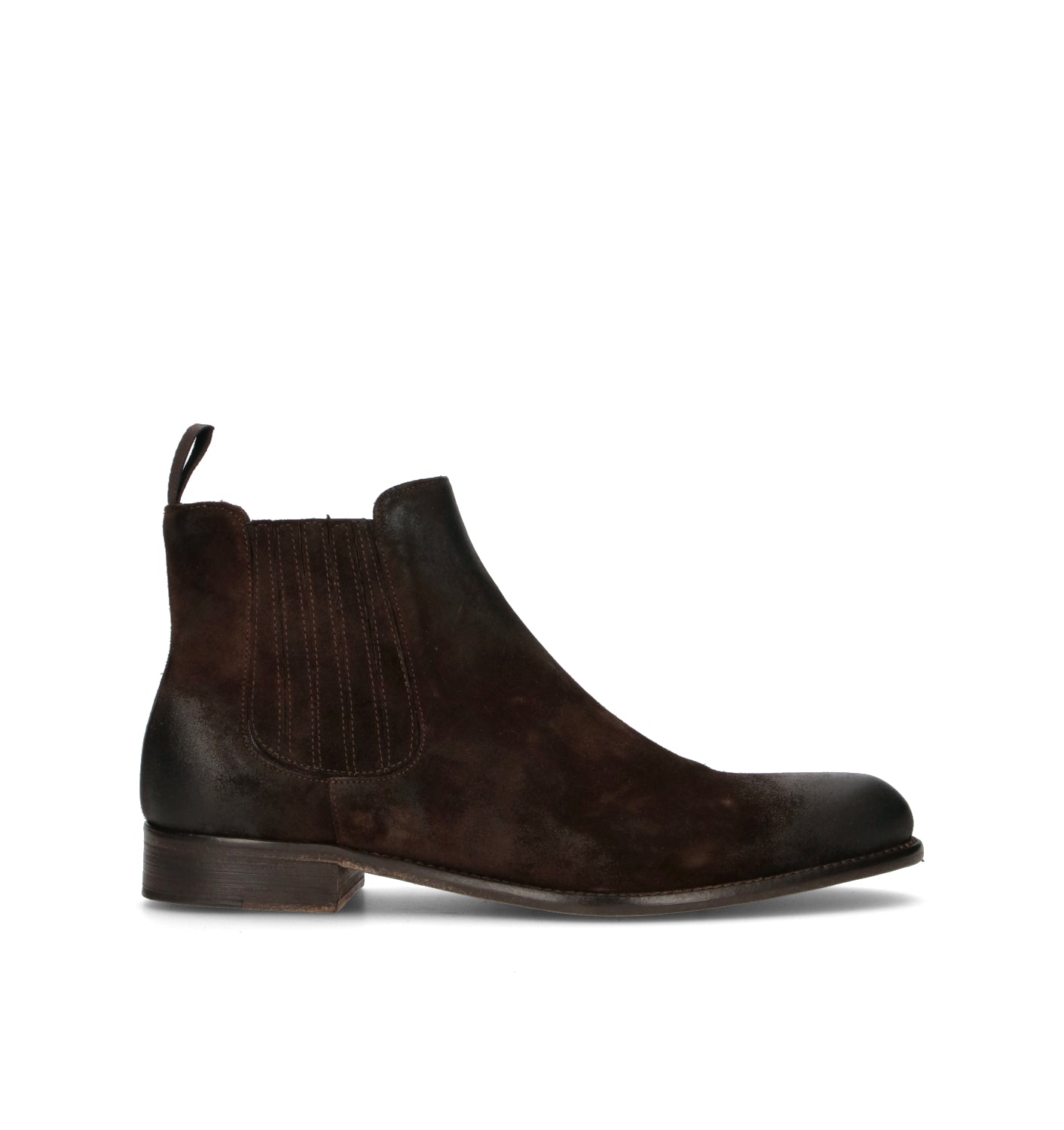 MEZZETINTE Beatles uomo testa di moro in suede