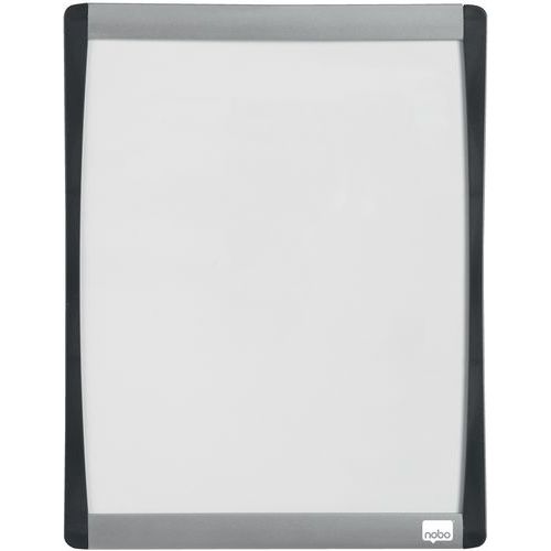 tableau effaçable à sec à cadre incurvé - 28x21.5 cm - nobo