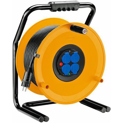 Enrouleur Électrique Maxi Garant 4 Prises - 50m - Brennenstuhl