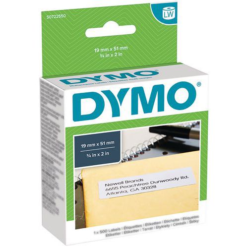 dymo 1 étiquette pour imprimantes à étiquettes dymo labelwriter