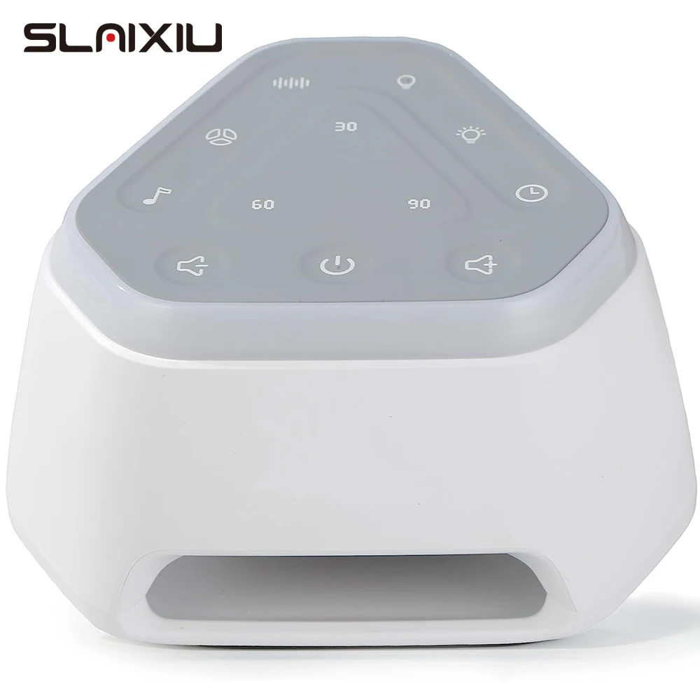Baby White Noise Machine USB wiederaufladbare zeitgesteuerte Abschaltung Schlafmaschine Baby Sleep Sound Player Nachtlicht Timer Noise Player