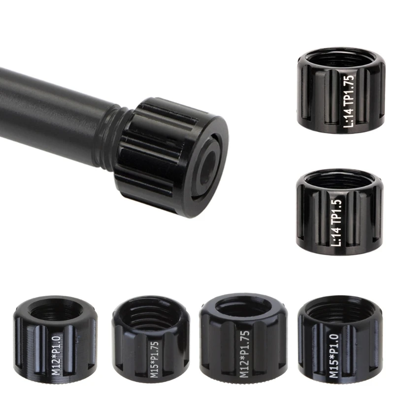 Fahrräder durch Achsen Mutter m12 m15 p 1,0 p 1,5 p 1,75 Naben Welle Kappe Fahrrad zubehör