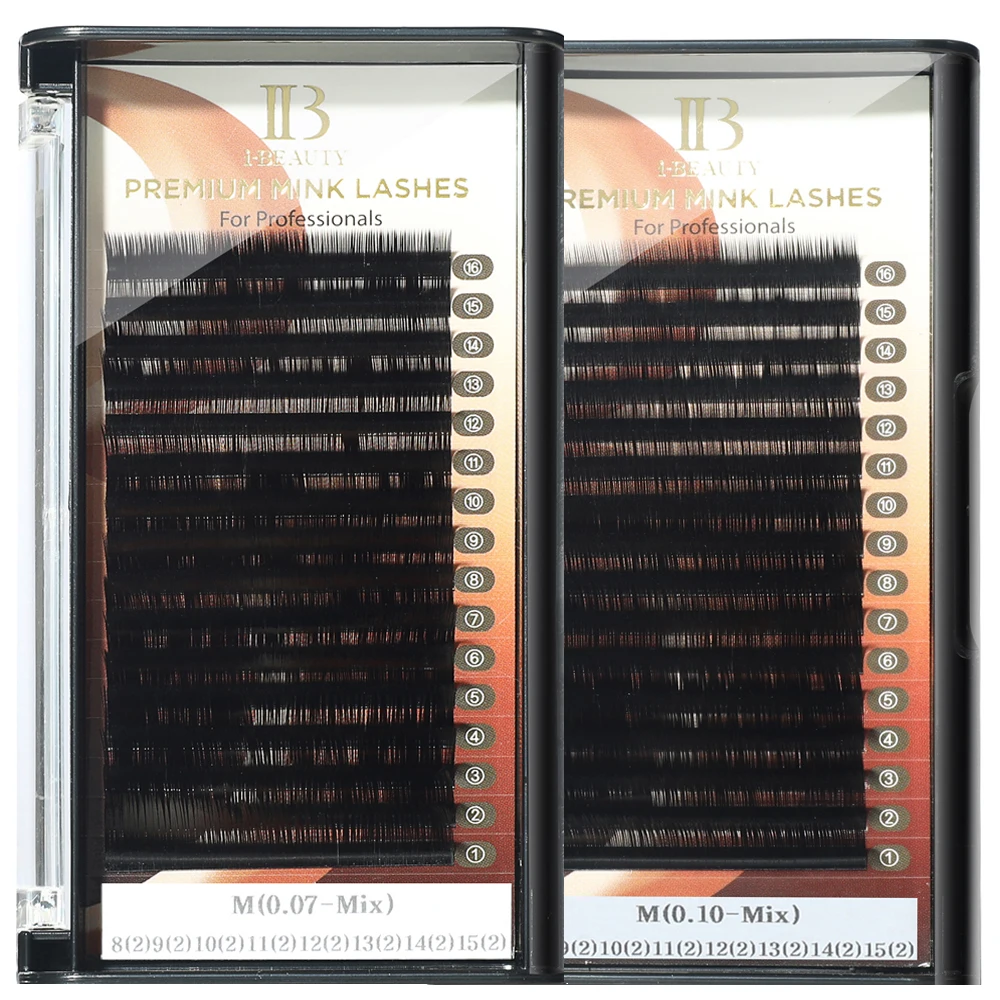 I Beauty Special M Curl Wimpernverlängerung Mix Größe 8-15 mm Nerz Wimpern Curl L N M Soft Original IB Korea Lash Image