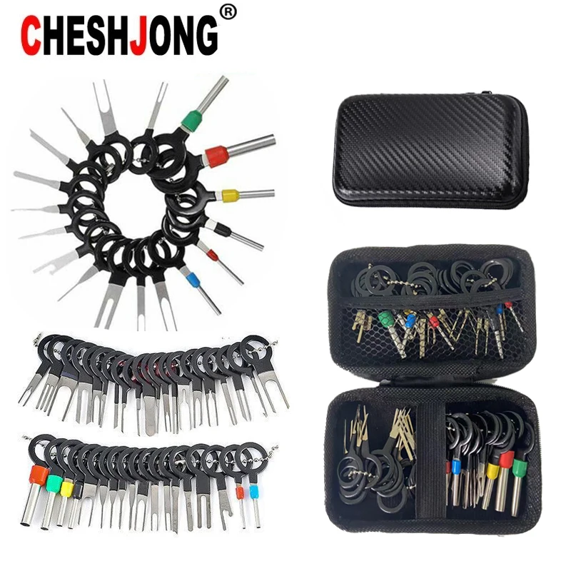 Auto Pin Terminal Entfernung elektrische Verkabelung Crimp stecker Stecker Auto Pin Removel Extractor Kit Automobile Terminal Reparatur werkzeuge Image