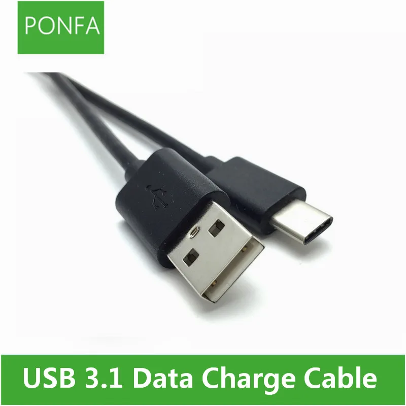 Cavo USB 3.1 Tipo C Cavo di ricarica rapido USB-C Tipo-C Cavo di ricarica per sincronizzazione dati USB 3.1 Bianco e nero 0,2 m/1 m/2 m/3 m
