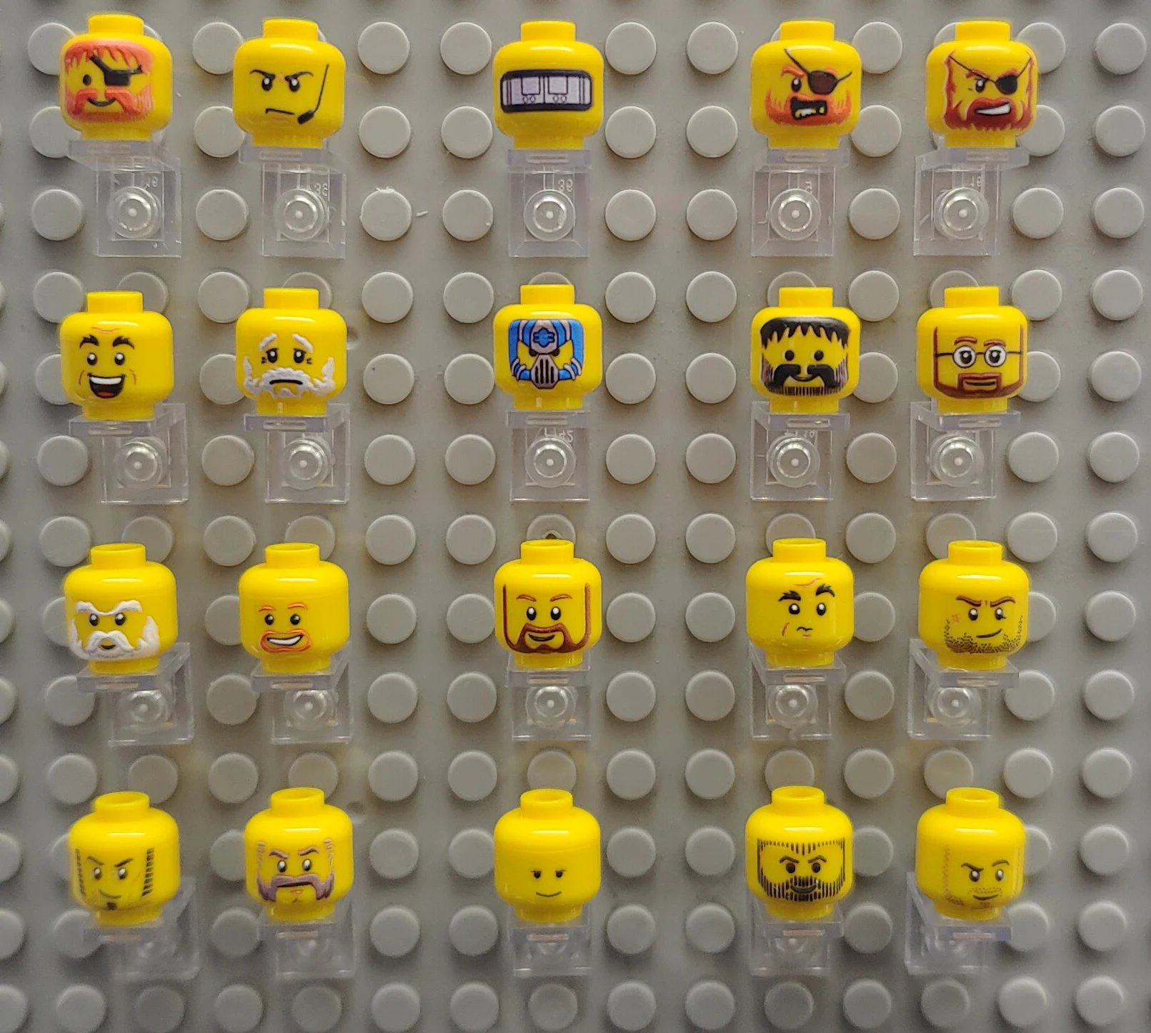 Kury Toys DIY MOC für 3626 1 # 1 Stück bedruckte Teile einseitige Bausteinteile für Ziegelspielzeug Image