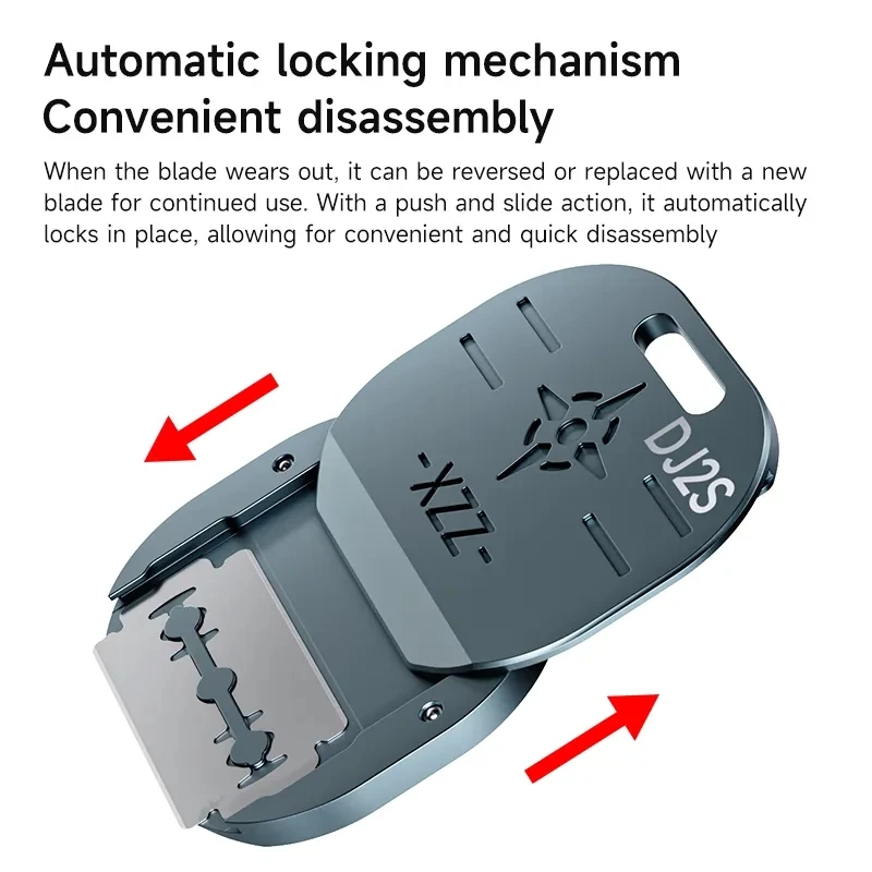 XZZ DJ2S Doppelseitige Klinge Halter Für Bildschirm Demontage Klebstoff Handy IC Motherboard Entfernung Kleber Reparatur Werkzeug Image