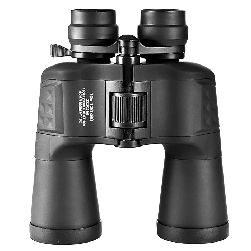 Maifeng 10-120X80 Long Range Power Zoom Hohe Vergrößerung Fernglas Jagd Teleskop Porro Prisma Optische Gläser 50mm 11mm Image