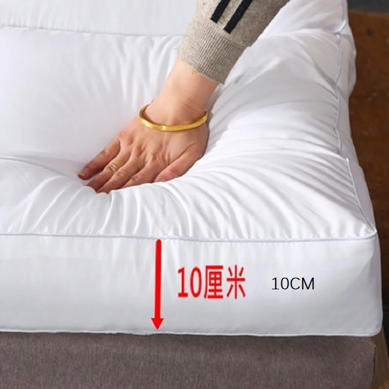10 cm dicke und bequeme Tatami-Bodenmatratze/Bett, modischer, bequemer Futon für Fünf-Sterne-Hotel-Nickerchen, verdickter Einweg-Schlaf Image
