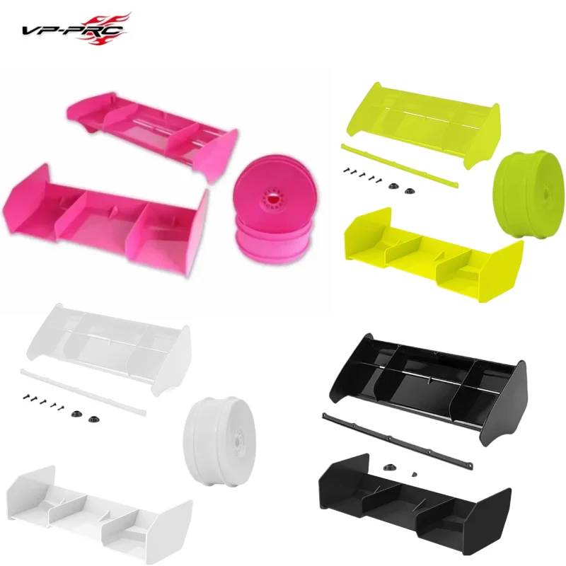 VP PRO 1/8 RC Pink/Gelb/Schwarz/Weiß Buggy Tail Wing Rim Nylon Verbessert die hintere Traktion RC-Teile