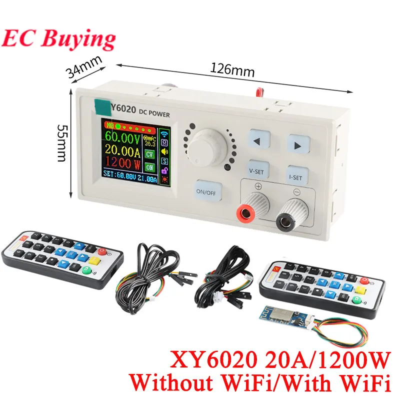 XY6020 WIFI 20A/1200W Einstellbare DC Geregelte Stabilisierte Netzteil Konstante Spannung Strom Wartung Buck Converter Modul Image
