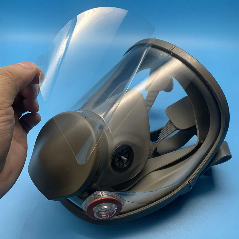 Anti-Kratz-Schutz linsen folie für Gasmasken-Atemschutz maske Vollgesichts-Fensters chutz folie Image