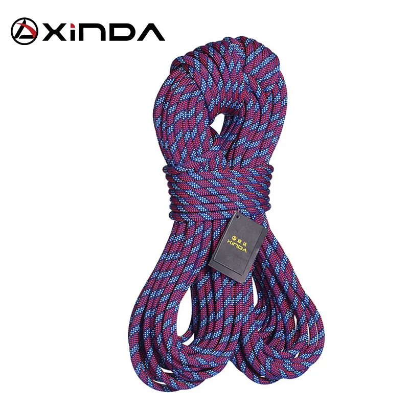 XINDA Klettern Dynamische Seil Outdoor Wandern 11mm Durchmesser Power Seil Hohe festigkeit Kabel Lanyard Sicherheit Seil Überleben Werkzeug Image