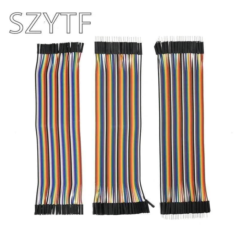 Dupont-Leitung 10//40cm 40-poliges Stecker-Stecker-Stecker-Buchse-Buchse-Buchse-Überbrückung kabel Dupont-Kabel für Arduino-DIY-Kit