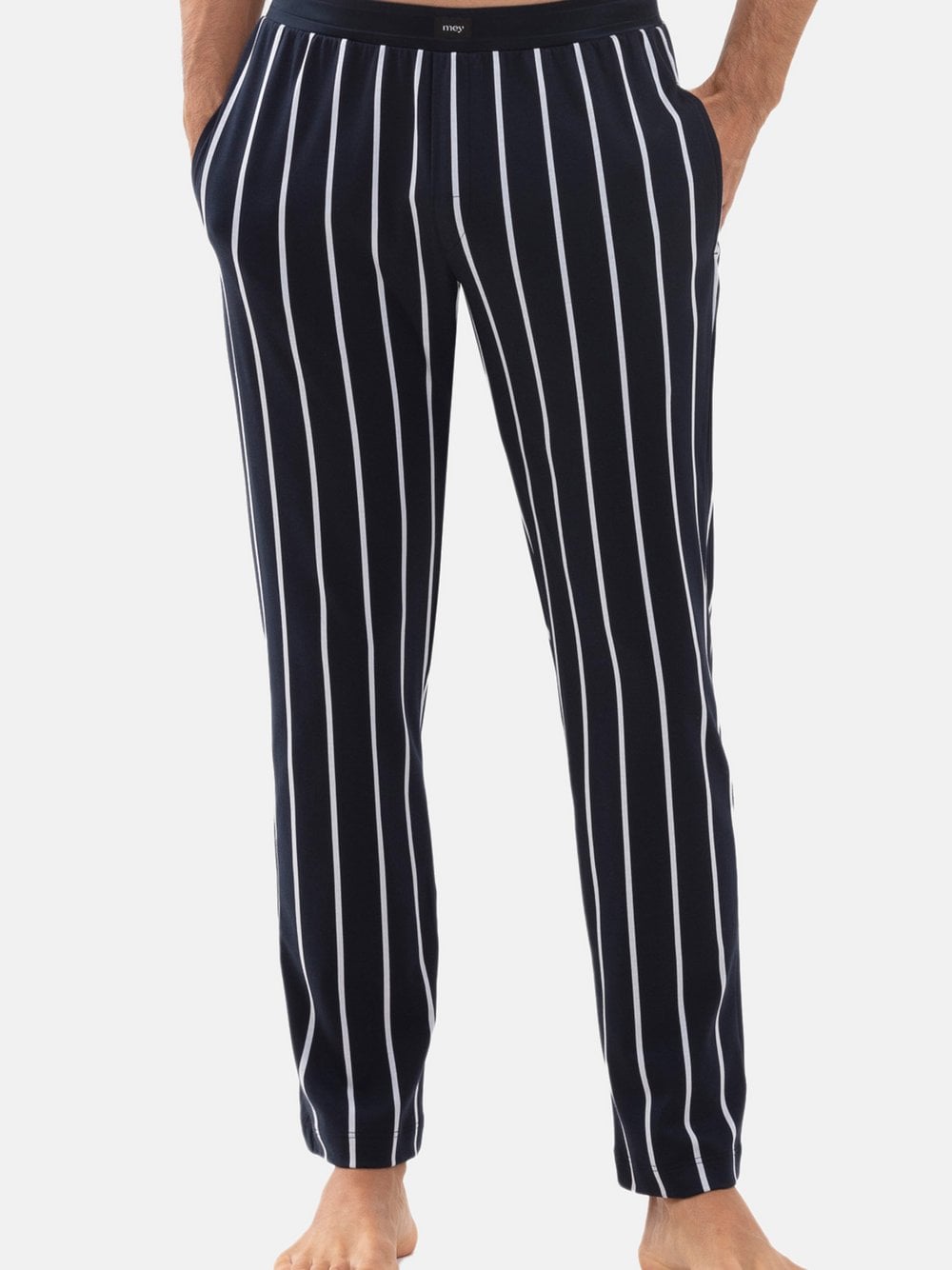 Mey Schlafanzug Hose Herren blau, M Image