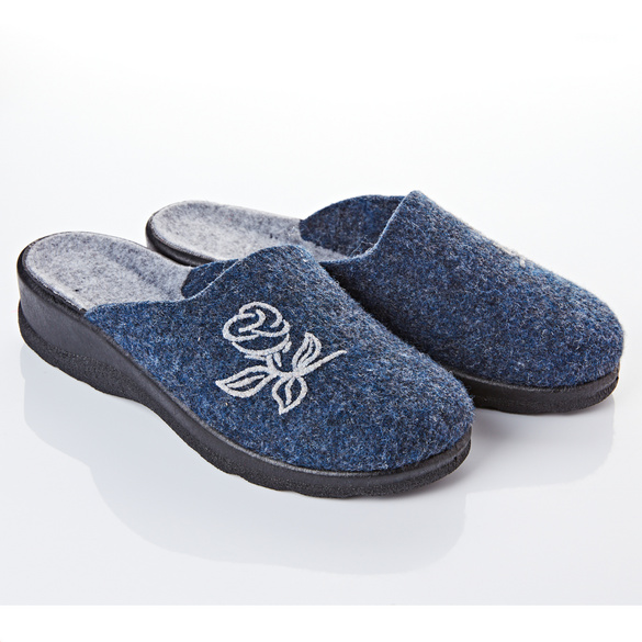 Pantoffel "Cara" blau Image
