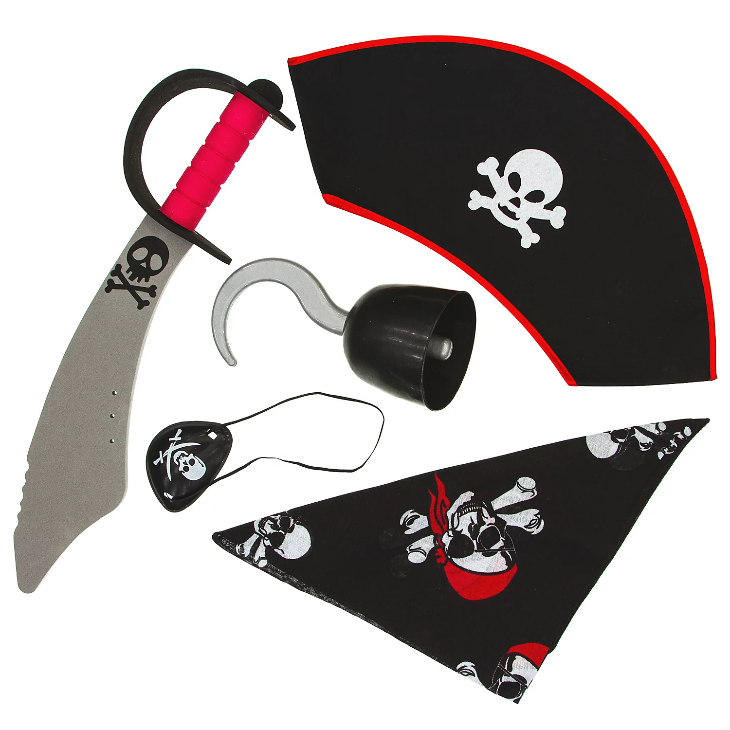 Kit accessoires enfant "pirate", 5 pièces