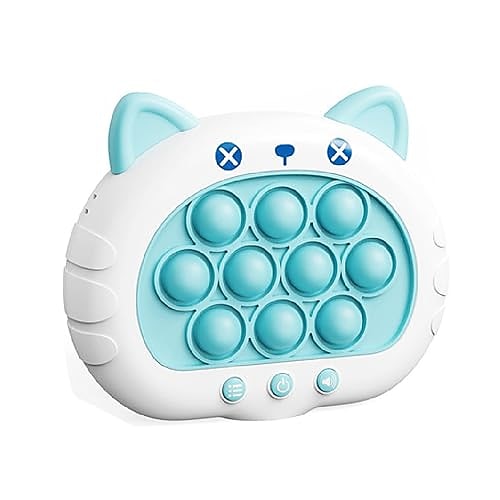 Bambini, gioco sensoriale portatile con bolle che scoppiano velocemente, giocattoli, console di gioco portatile con luci e scoppi rapidi per ragazzi e ragazze, compleanno per bambini e adulti