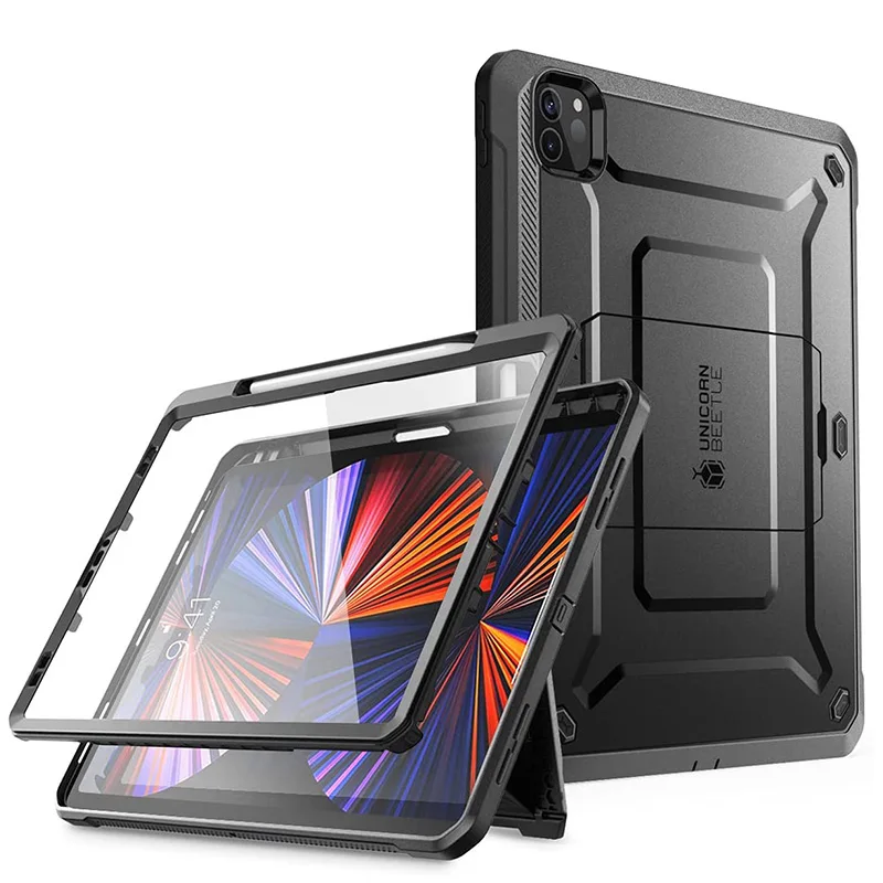 Für iPad Pro 12.9 Hülle (2022/2021/2020) SUPCASE UB Pro Robuste Ganzkörper-Schutzhülle mit integriertem Bildschirmschutz und Standfunktion Image