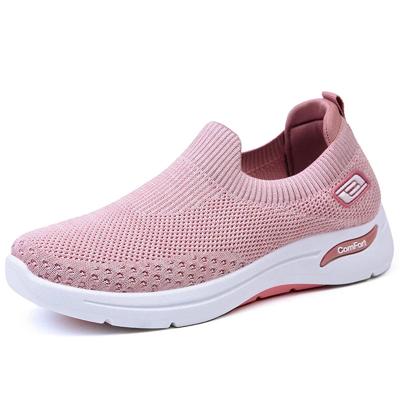 Lässige Sportschuhe für Damen, modisch, leicht, atmungsaktiv, große Slipper, Damenschuhe, Laufschuhe