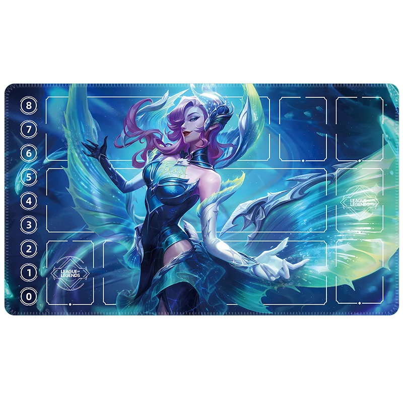 16 Stile 600 x 350 x 2 mm, selbstgemachte Cartoon-Teemos-Karte, Kampfmatte, Einzelspieler-Brettspielkarte, Duel-Platte, Kampfmatte, Geschenkspielzeug Image