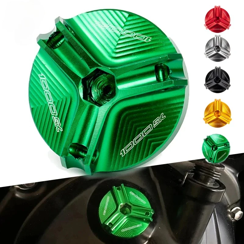 Per Kawasaki Ninja1000sx Moto Tappo Olio Spina Motore Copertura Z1000 Ninja 650 400 1000 500 SX Z900 RS SE Z800 Z650 Z500