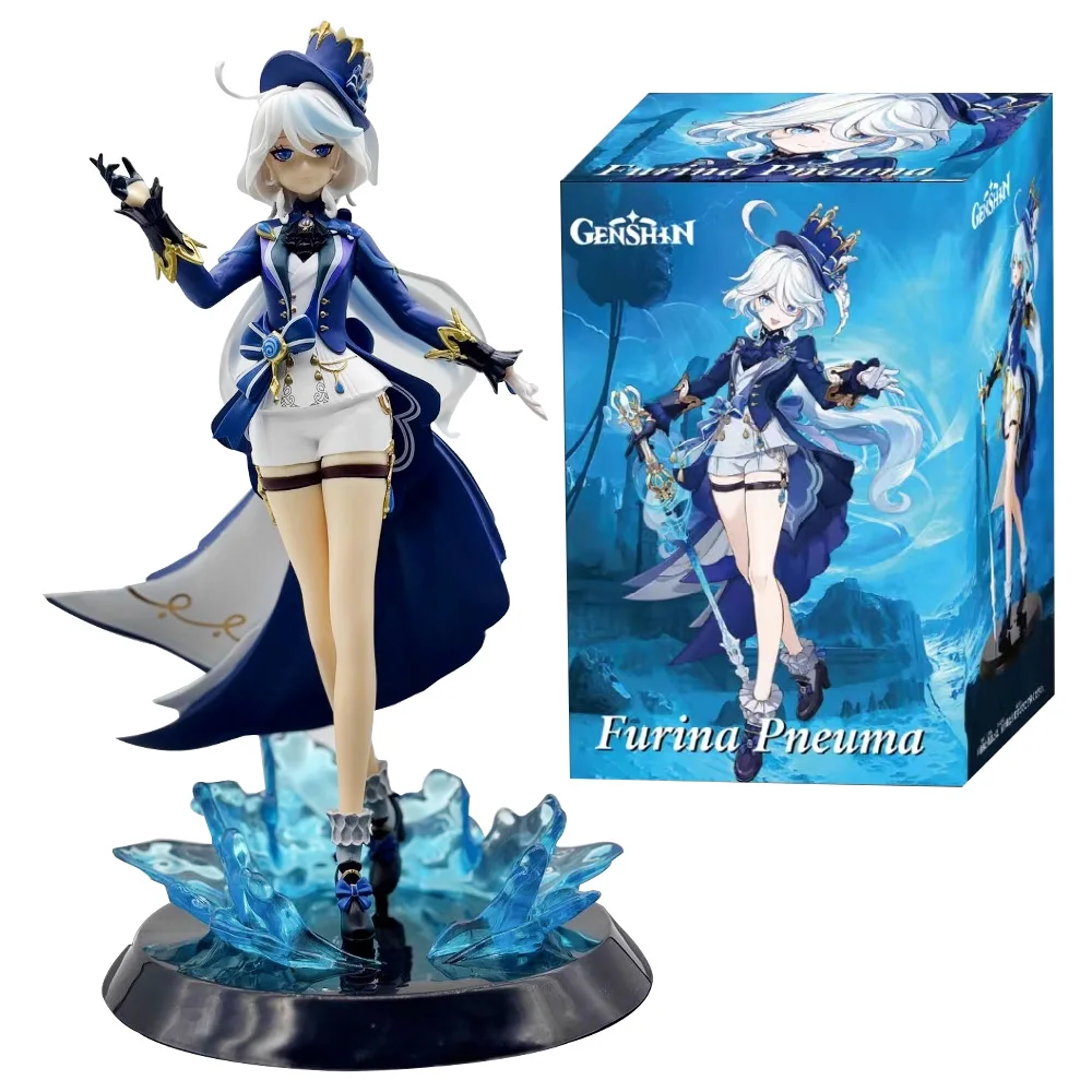 23cm Furina Figur Spiel Genshin Impact PVC Action figur Anime niedlichen Mädchen Focal Focalors sammeln Modell Spielzeug Puppe Geschenk Image