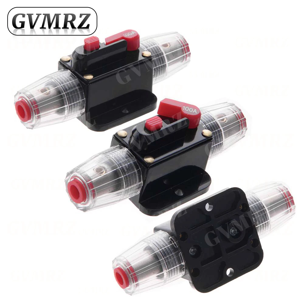 Autobatterie-Sicherung, automatischer Reset, Audio-Stereo-Verstärker, Sicherungen, Überlastschutz, Adapter, Autozubehör, 15 A, 20 A, 30 A, 40 A, 50 A Image