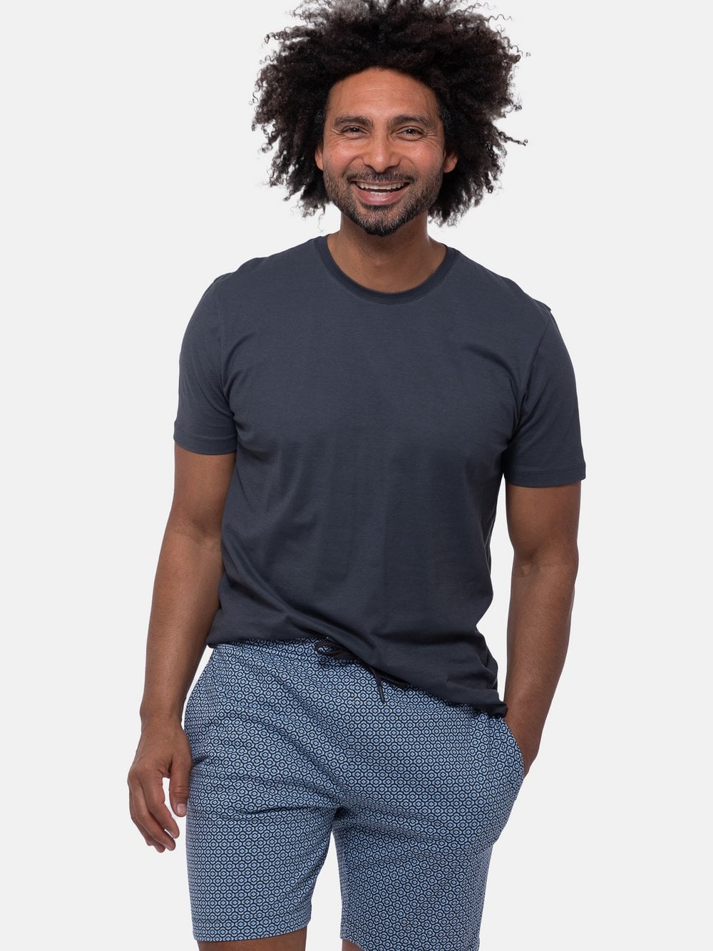 Mey Schlafanzug Herren grau, S Image