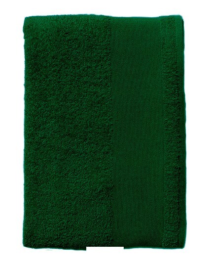 Badetuch "Island" | SOLO INVEST FRANCE SAS | Farbe: Bottle Green | Größe: 100 x 150 cm Image