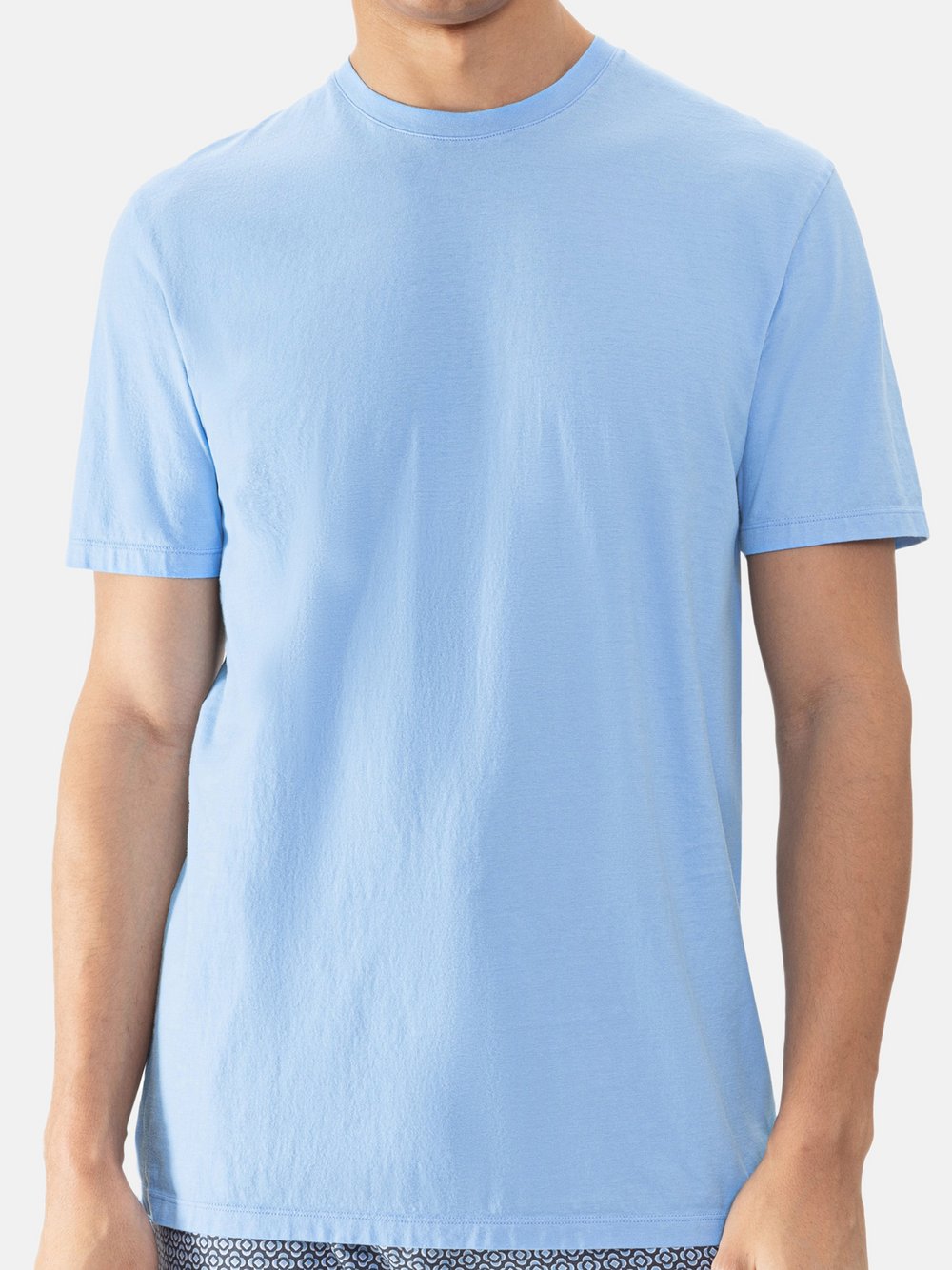 Mey Schlafanzug Oberteil Herren hellblau, S Image