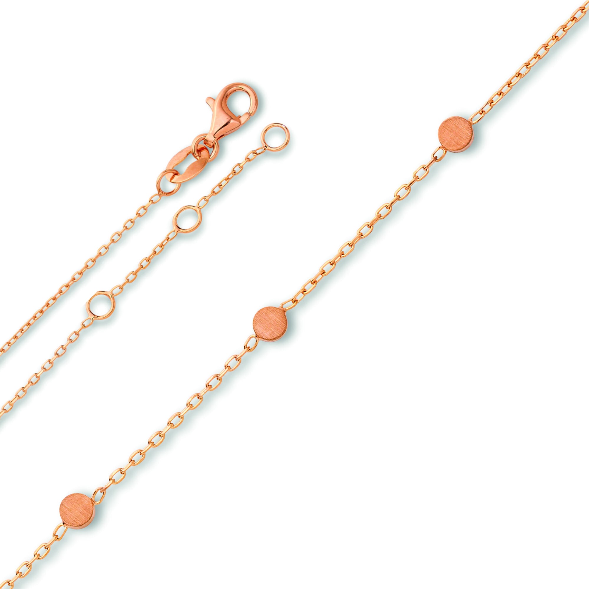 Silberkette ONE ELEMENT "Halskette Rundankerkette aus 925 Silber 45 cm", silber, Halsketten, Damen, Silber 925 (Sterlingsilber), Silberkette, Zeitlos elegant – mit Liebe zum Detail gefertigt