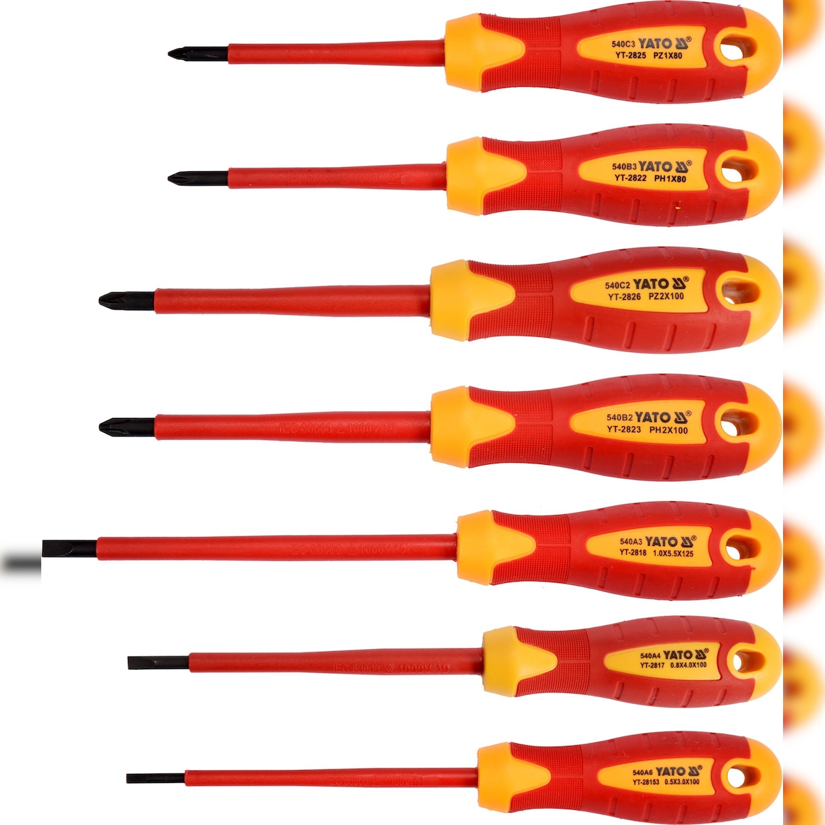 Isolierter Schraubendreher Satz VDE 1000V PH+PZ+Flach7-teilig Image