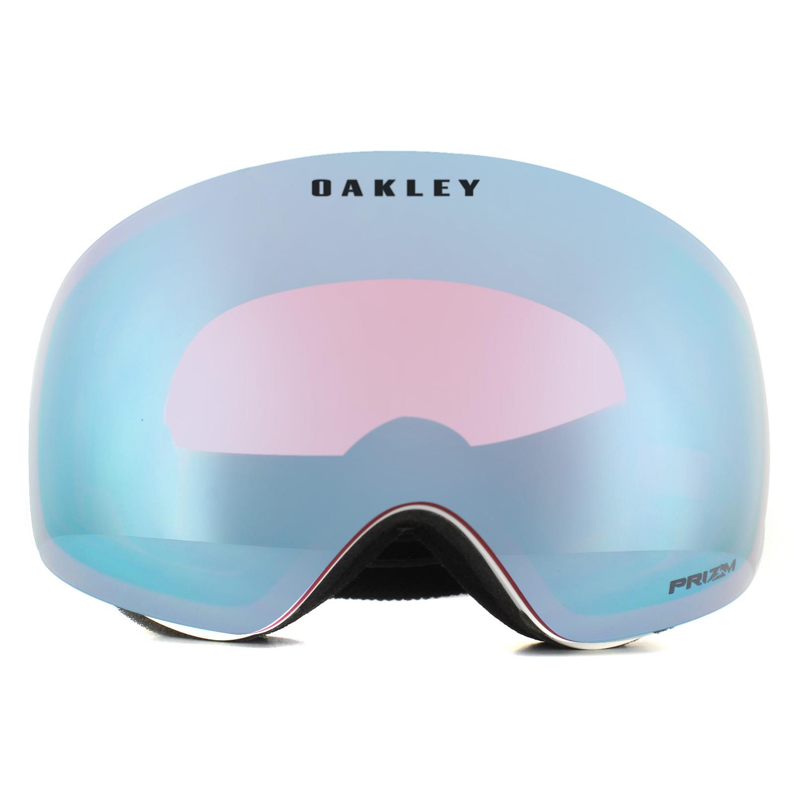 Oakley Skibrille Flight Deck XM OO7064-A0 Mattweiß Prizm Snow Sapphire Iridium