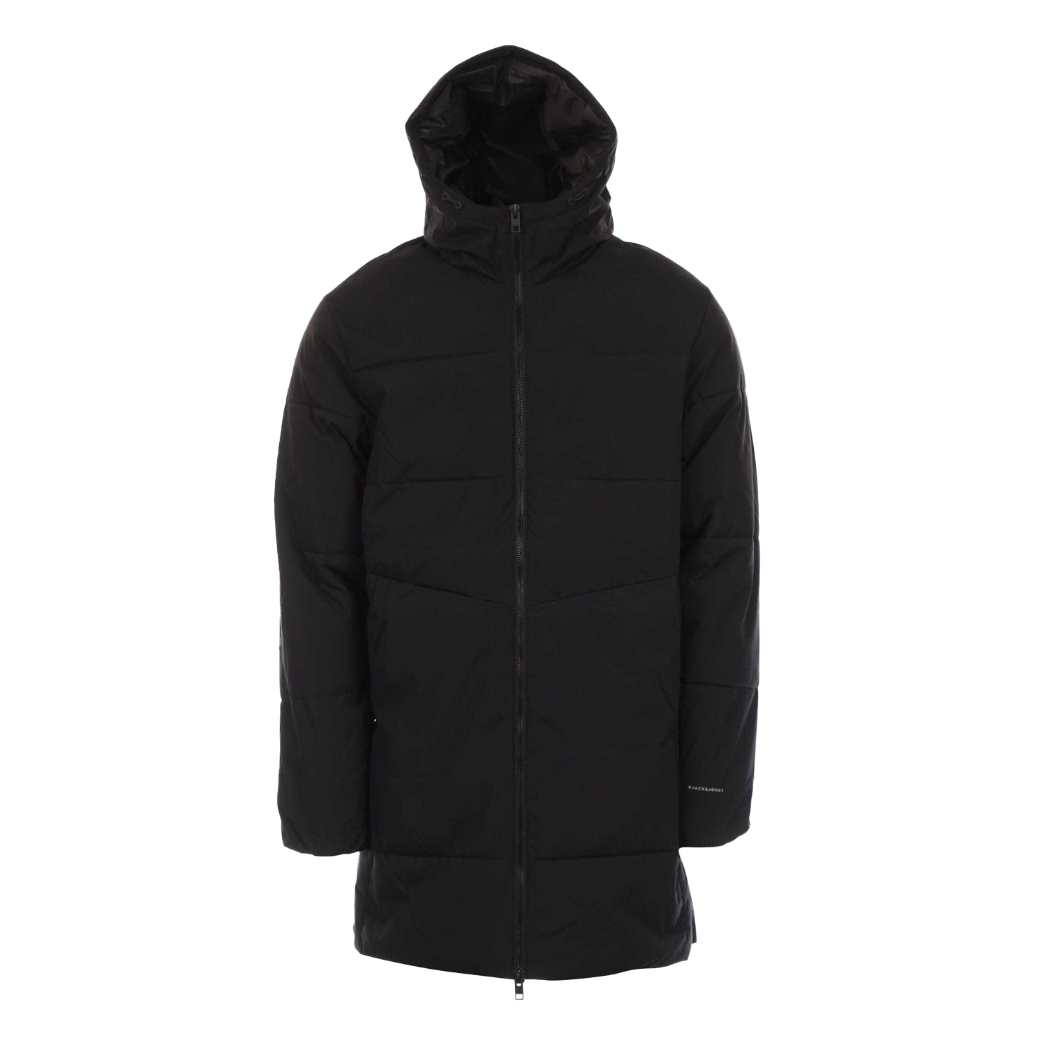 Jack And Jones - "Brady" Steppjacke für Herren, Lang (Schwarz)